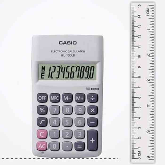 Casio HL100LB Portable Basic Calculator